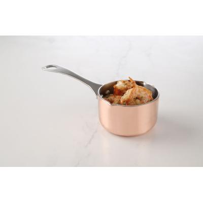 Mini rendlík s výlevkou, HENDI, 0,26L, ⌀85x(H)50mm | 607039